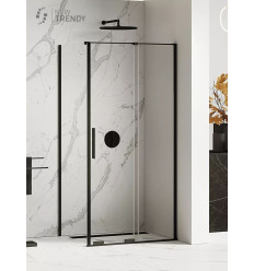 Kabina prostokątna 100x80 Smart Black New Trendy (EXK-4124)
