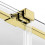 Kabina prostokątna 100x80 Smart Light Gold New Trendy (EXK-4228)