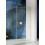 Kabina prostokątna 100x80 Smart Light Gold New Trendy (EXK-4228)