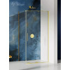 Kabina prostokątna 100x80 Smart Light Gold New Trendy (EXK-4228)