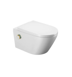 Toaleta myjąca D2 Dakota 2.0 sterowanie złoty połysk Excellent (CEEX.4024.593.D2.WH + CEEX.4022.D2.GL)