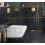 Toaleta myjąca Dakota D2 sterowanie czarne Excellent (CEEX.4024.593.D2.WH + CEEX.4022.D2.BL)