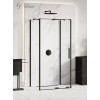 Kabina przyścienna 100x80 Smart Black New Trendy (EXK-4174)