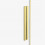 Kabina przyścienna 100x80 Smart Light Gold New Trendy (EXK-4278)