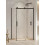 Kabina prostokątna 100x80 Softi Black New Trendy (EXK-3965)