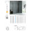 Kabina walk-in 120x100 New Modus New Trendy (EXK-1279)