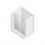 Drzwi wnękowe Plus 100 New Soleo chrom New Trendy (D-0139A/D-0094B-WP)