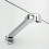 Drzwi wnękowe Plus 120 New Soleo chrom New Trendy (D-0141A/D-0094B)