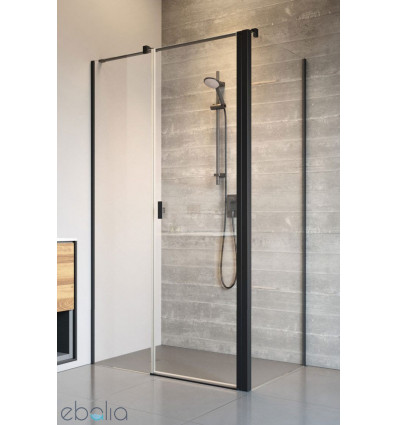 Kabina prysznicowa 90x70 Nes 8 Black KDS II Radaway (10087090-54-01L + 10080070-54-01)