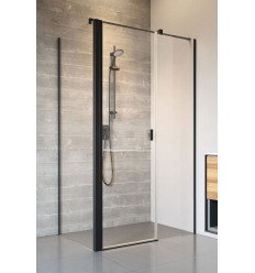 Kabina prysznicowa 90x70 Nes 8 Black KDS II Radaway (10087090-54-01R + 10080070-54-01)