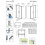 Kabina prysznicowa 80x70 Nes 8 DWD+S Radaway (10081180-01-01 + 10080070-01-01)