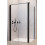 Kabina prysznicowa 80x70 Nes 8 Black DWD+S Radaway (10081180-54-01 + 10080070-54-01)