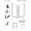 Drzwi prysznicowe 70 PRAWE Nes 8 Black DWJ I Frame Radaway (10076070-54-56R)