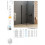 Kabina kwadratowa 70x70 New Soleo Black New Trendy (D-0229A/D-0229A)