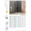 Kabina kwadratowa 70x70 New Soleo Black New Trendy (D-0229A/D-0113B)