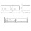 Komoda Split SLIM 120 cm z blatem Anthracite Mat Elita (RE081204056010)