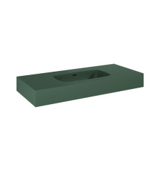 Umywalka ścienna 100 cm forest green mat Dimple Elita (RE041000027010)
