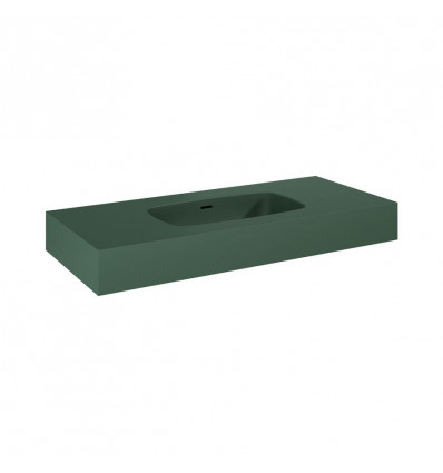 Umywalka ścienna 100 cm forest green mat Dimple Elita (RE041000027010)