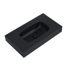 Umywalka ścienna 80 Dimple black mat Elita (RE040800027160)