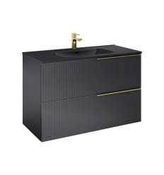 Szafka pod umywalkę 100 2S Soho black mat Elita (RE011004047160)