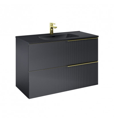 Szafka pod umywalkę 100 2S Soho black mat Elita (RE011004047160)