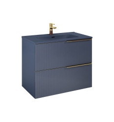 Szafka pod umywalkowę 80 2S Soho navy blue mat Elita (RE010804047030)