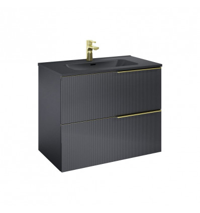 Szafka pod umywalkę 80 2S Soho black mat Elita (RE010804047160)