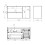 Szafka podumywalkowa 120 (80 2S L + KOSZ P) Split fume mat Elita (RE011206257020)