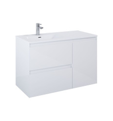 Szafka podumywalkowa 100 (60 2S L + KOSZ P) Split white Elita (RE011006058060)