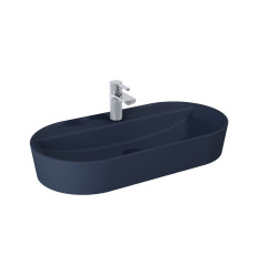 Umywalka ceramiczna nablatowa 82 Babette navy blue matt Elita (RE040820017030)