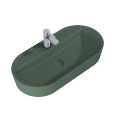 Umywalka ceramiczna nablatowa 82 Babette forest green matt Elita (RE040820017010)