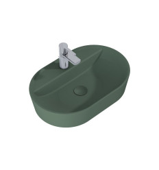 Umywalka ceramiczna nablatowa 62 Babette forest green matt Elita (RE040620017010)