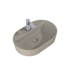 Umywalka ceramiczna nablatowa 62 Babette fume matt Elita (RE040620017020)