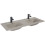 Umywalka ceramiczna 120 Skappa duo fume matt Elita (RE041203067020)