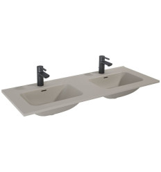 Umywalka ceramiczna 120 Skappa duo fume matt Elita (RE041203067020)
