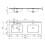 Umywalka ceramiczna 120 Skappa duo fume matt Elita (RE041203067020)