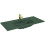 Umywalka ceramiczna 100 Skappa forest green matt Elita (RE041003067010)