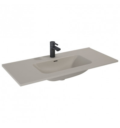 Umywalka ceramiczna 100 Skappa fume matt Elita (RE041003067020)