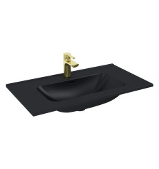 Umywalka ceramiczna 80 Skappa black matt Elita (RE040803067160)