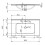 Umywalka ceramiczna 80 Skappa fume matt Elita (RE040803067020)