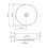 Umywalka nablatowa 42 Lorca fume matt Elita (RE040420047020)