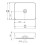 Umywalka nablatowa 50 Nomia fume matt Elita (RE040500057020)