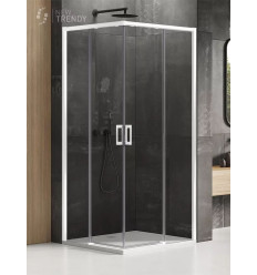 Kabina kwadratowa 70x70 Prime White New Trendy (D-0394A/D-0395A)