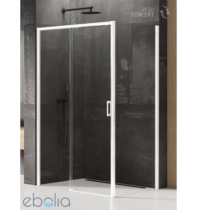 Kabina prostokątna 100x70 Prime White New Trendy (D-0400A/D-0218B)
