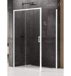 Kabina prostokątna 100x70 Prime White New Trendy (D-0400A/D-0218B)