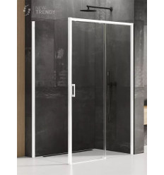 Kabina prostokątna 100x70 Prime White New Trendy (D-0401A/D-0218B)