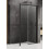 Kabina prostokątna 100x70 Prime Black New Trendy (K-1276)