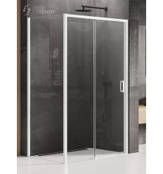 Kabina prostokątna 100x70 Prime White New Trendy (K-1356)