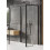 Kabina przyścienna 100x90 Prime Black New Trendy (K-0966)