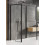Kabina przyścienna 100x90 Prime Black New Trendy (K-0966)